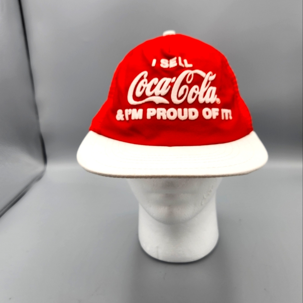 Vintage Coca Cola, Mesh Snapback Trucker Hat. I Sell Coca Cola proud of it